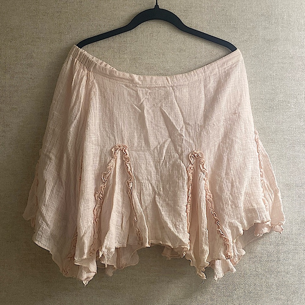 Free People Women’s Pink Midi Skirt